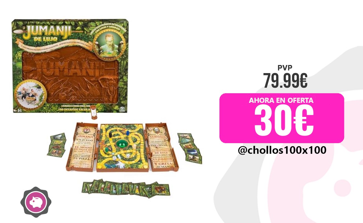 Jumanji Deluxe Spin Master Games - Jumanji Deluxe Juego De Mesa Elect