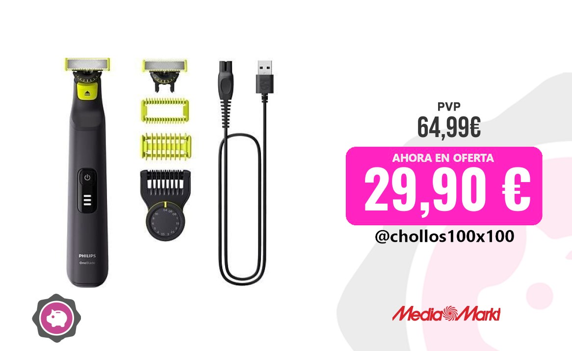 Barbero Philips Barbero - Philips One Blade Pro Qp6542/15, Recorta, Perfila