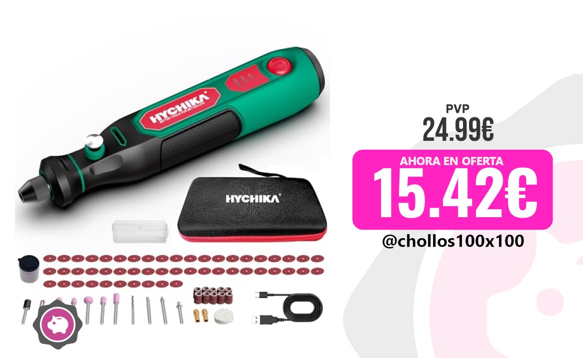 Mini Amoladora Del Hogar Hychika 3,6V Mini Amoladora Eléctrica Bateri