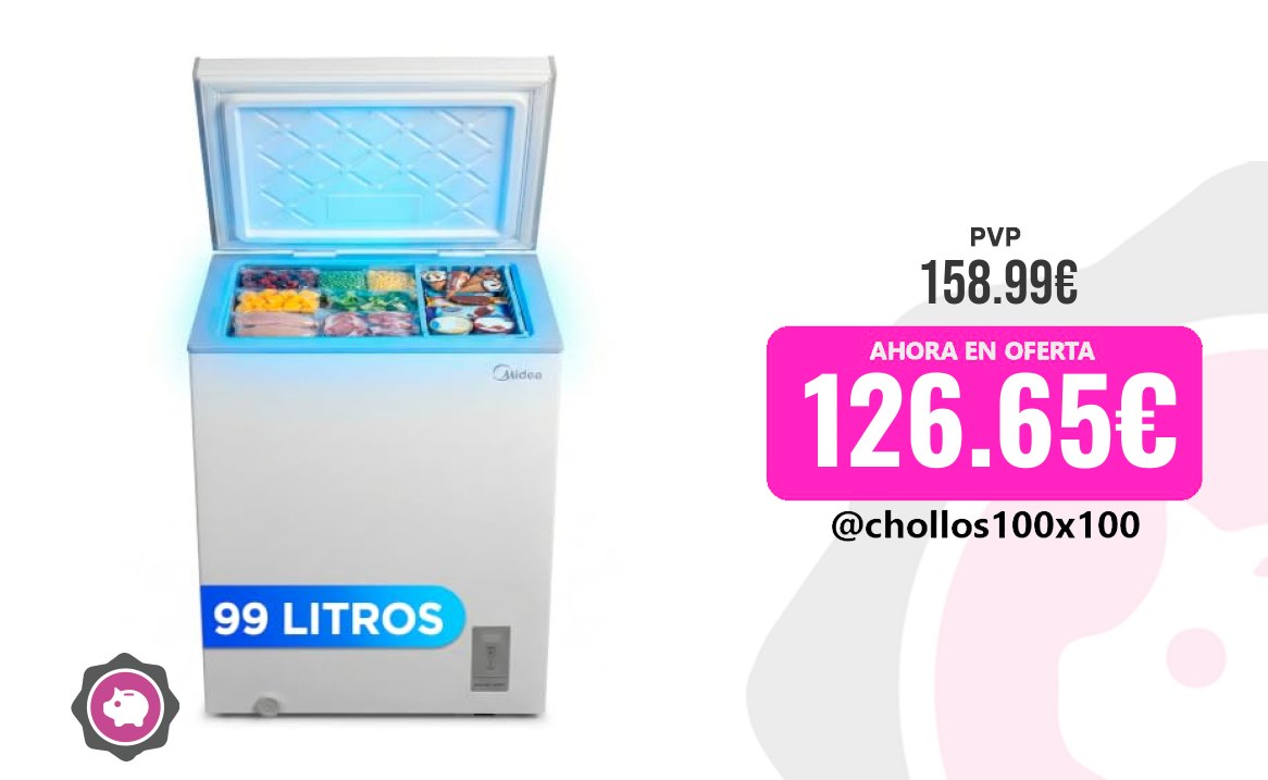 Arcón Midea Principal Midea Arcon Congelador Pequeño De 9