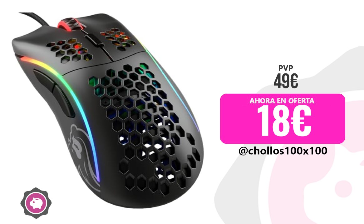 Glorious Modeld Personal Glorious Gaming Model D Ratón Gaming Con