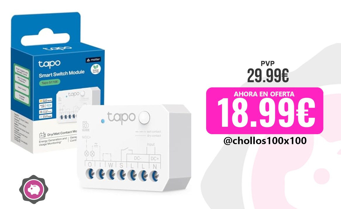 Tapo S110E Personal Tapo S110E - Módulo Interruptor Inteligente Wi