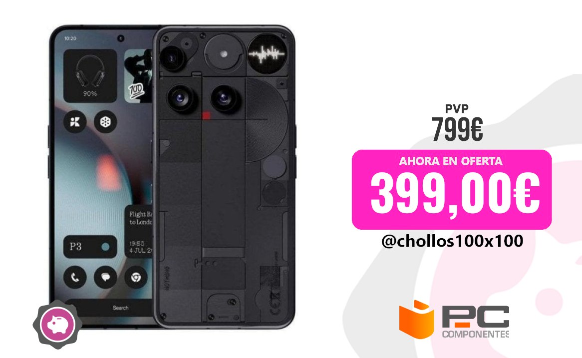 Nothing Phone Nothing Phone 3 5G 12Gb 256Gb 6.67" Negro Nothing Phone