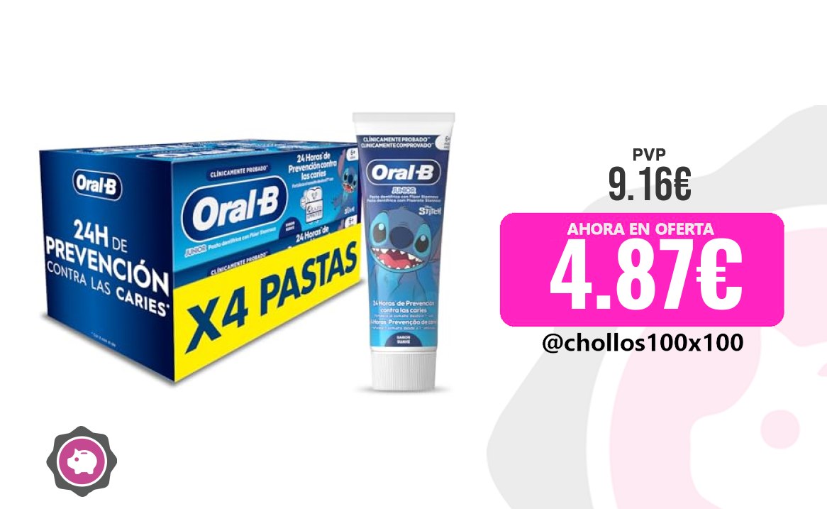 Oral-B Junior Oral-B Pro Junior Disney Stitch Pasta De Dientes Para