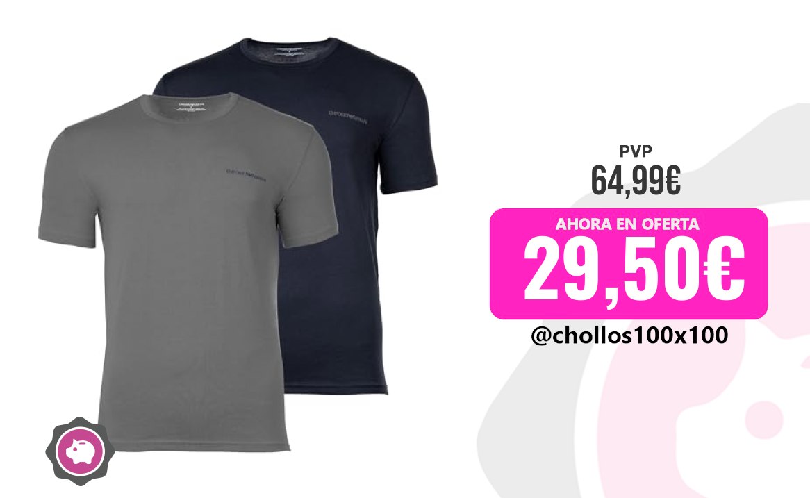 Emporio Armani Emporio Armani Core Logoband - Camiseta De Cuello Redondo