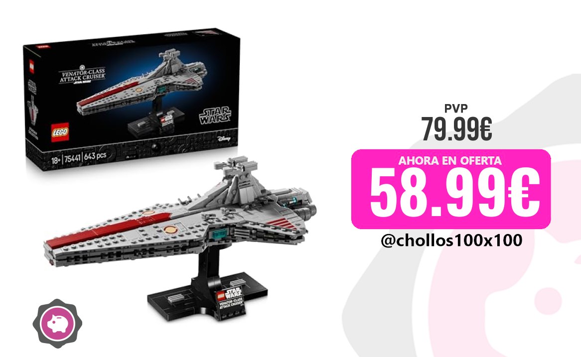 Crucero Venator Lego Star Wars 75441 Crucero De Ataque Clase Venator