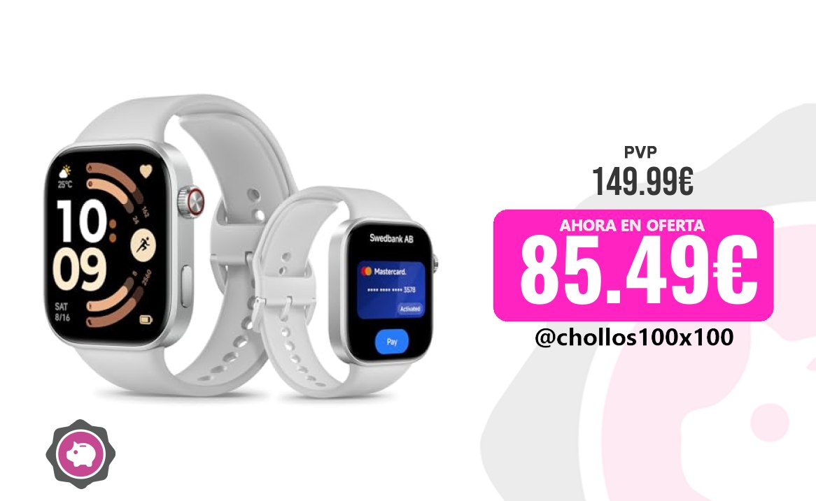 Redmi Watch Xiaomi Redmi Watch 6 Nfc, Reloj Inteligente Mujer Y Homb