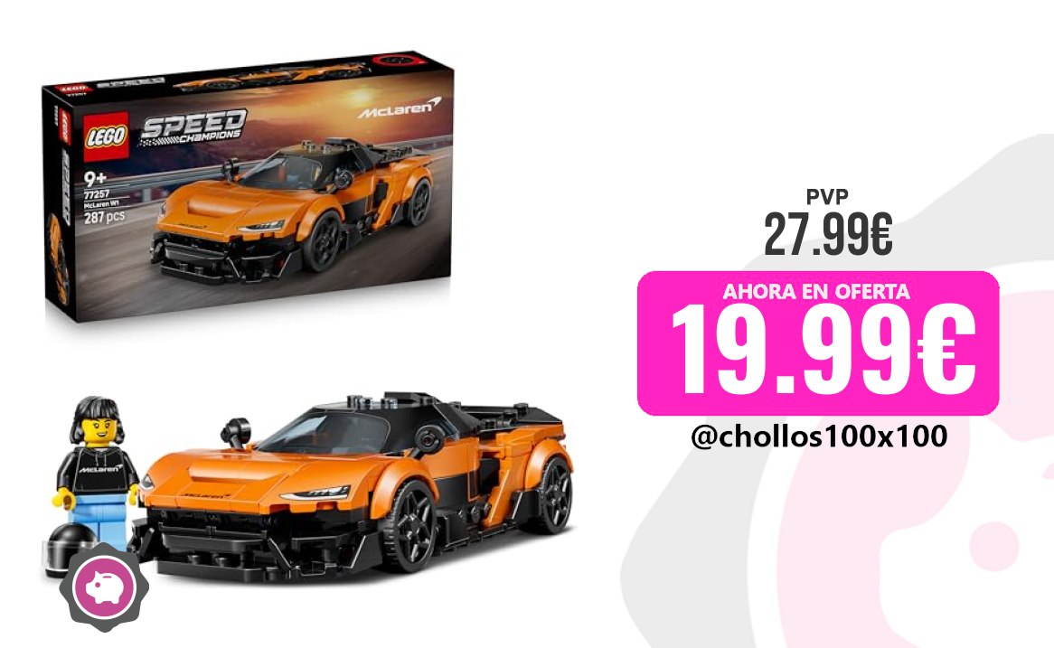Mclaren Lego Lego Speed Champions Mclaren W1 – El Auténtico Superd