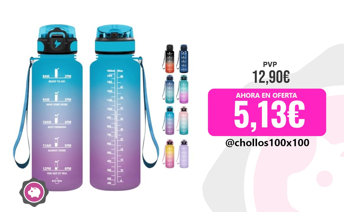 Grsta Botella Grsta Botella Agua - 1500Ml - Botella De Agua Deportiv