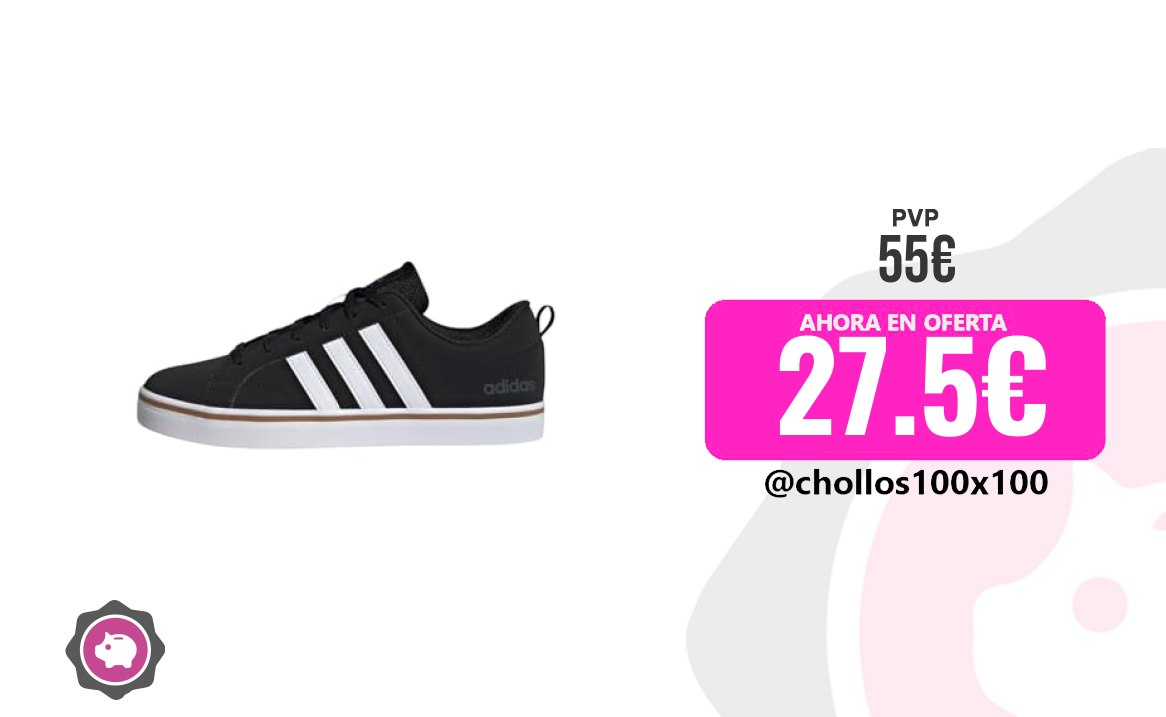 Adidas Pace Adidas Hombre Vs Pace 2.0 Shoes, Core Black/Cloud White/B