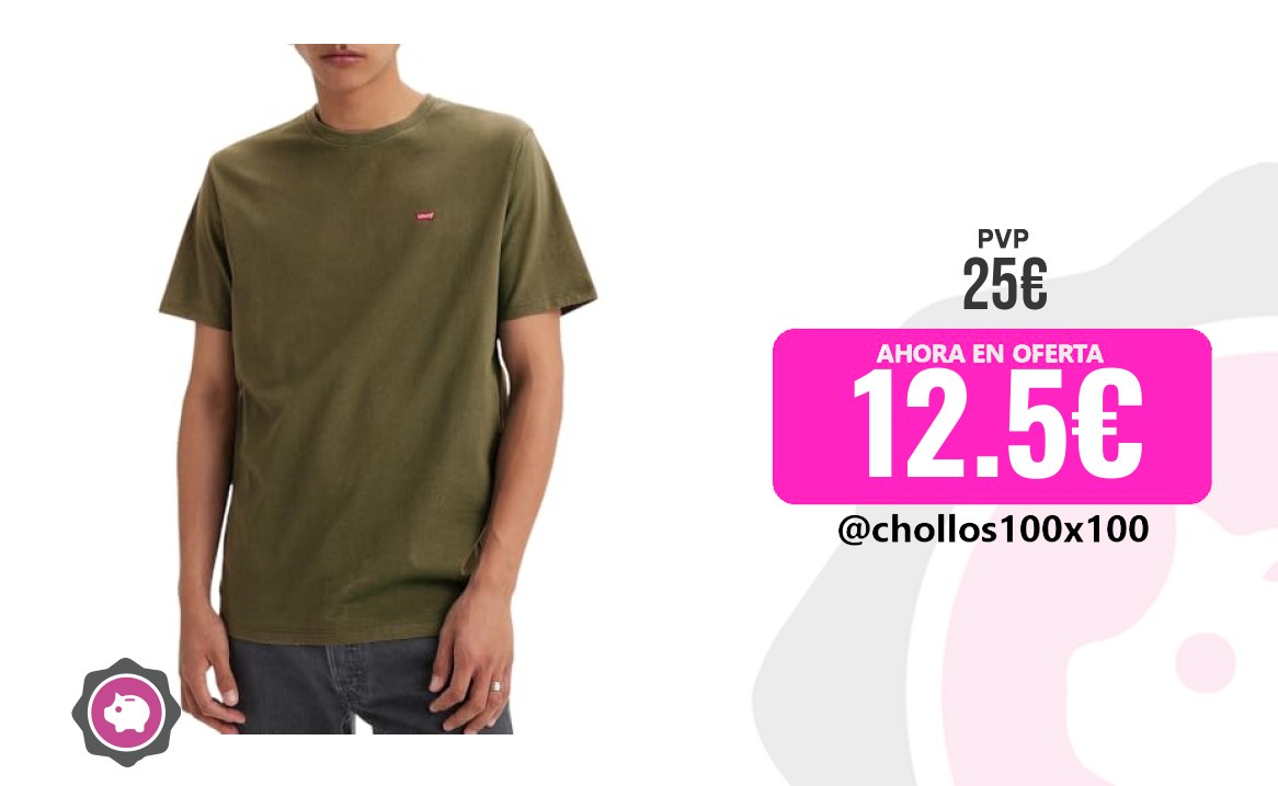 Levi's Camiseta Levi's Ss Original Housemark Tee Camiseta, Olive Night
