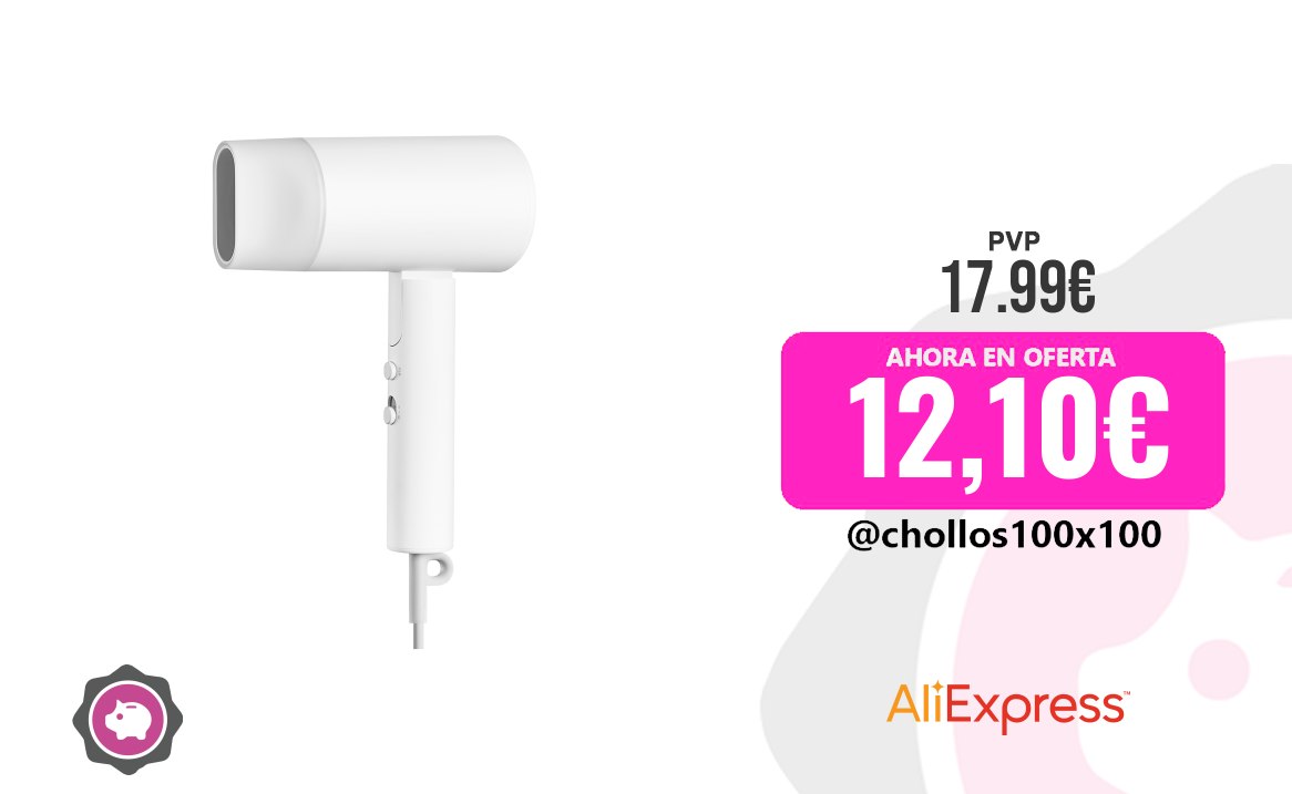 Xiaomi Hairdryer *Official Xiaomi Compact Hair Dryer H101, Compacto Y Pl