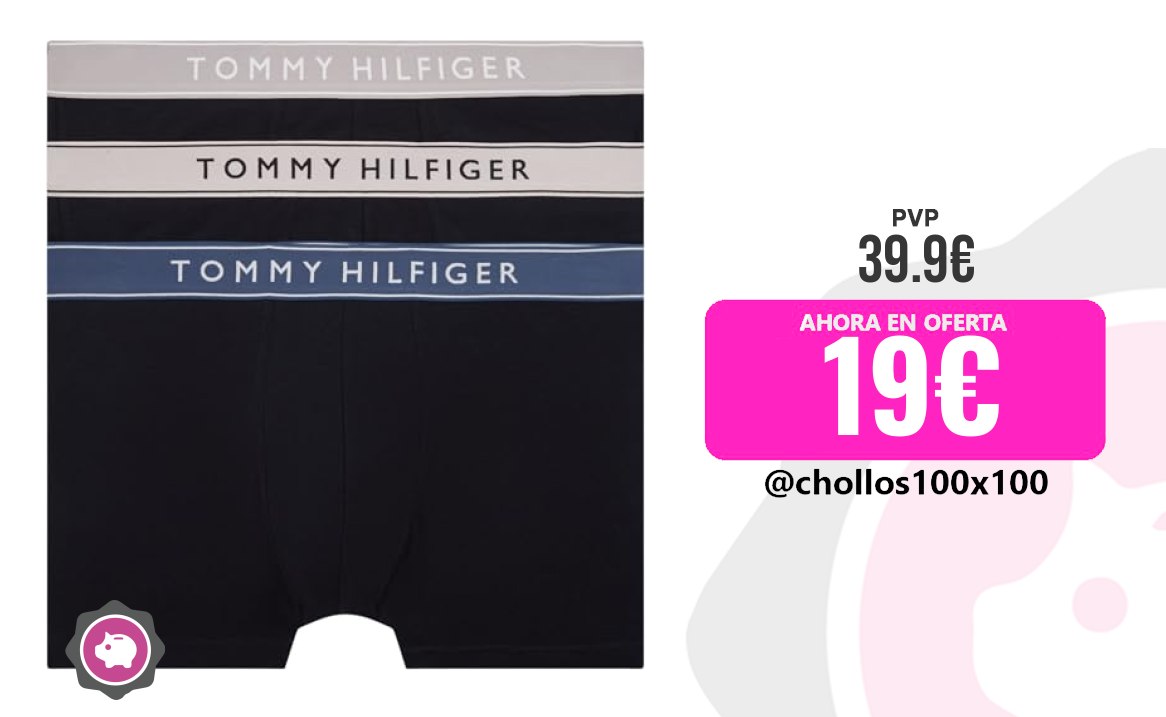 Tommy Hilfiger Tommy Hilfiger Calzoncillos Bóxer Pack De 3 Hombre Trunk