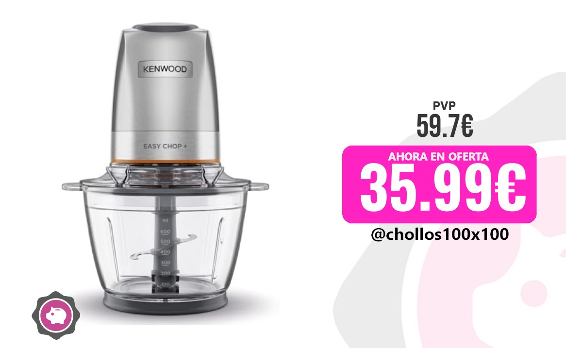 Kenwood Easychop+ Kenwood Easychop+ Chp62.400Si - Picadora Con Sistema
