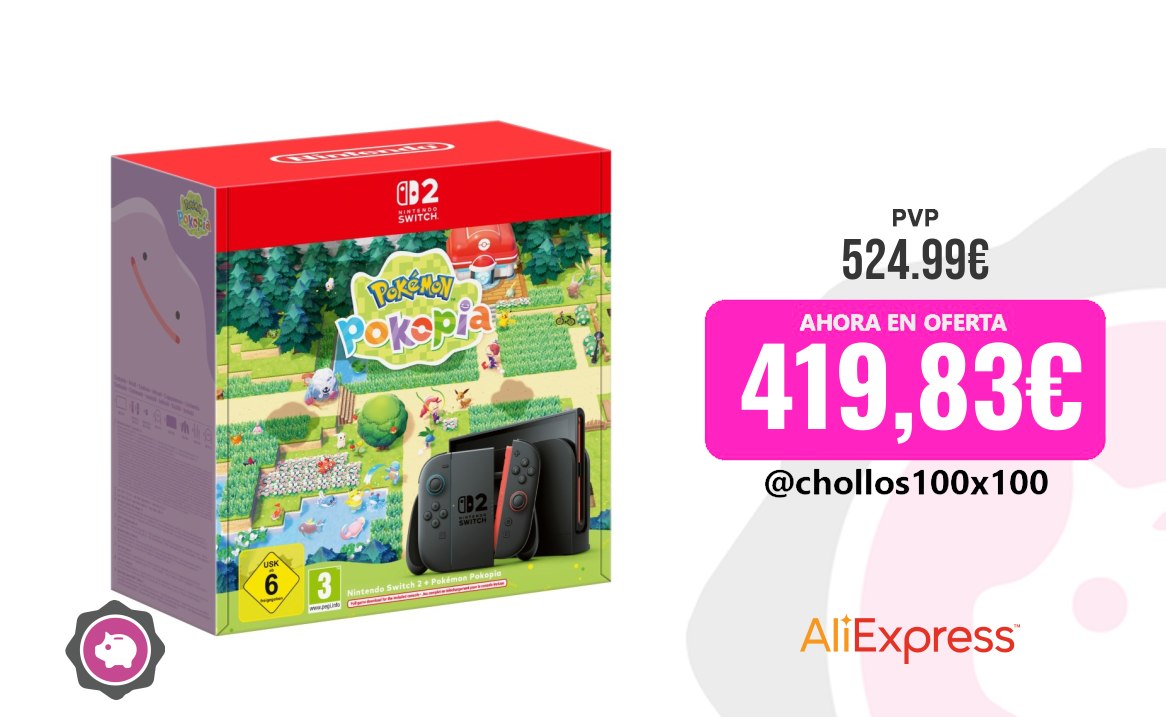 Nintendo Switch Consola Nintendo Switch 2 + Juego Pokemon Pokopia Código De