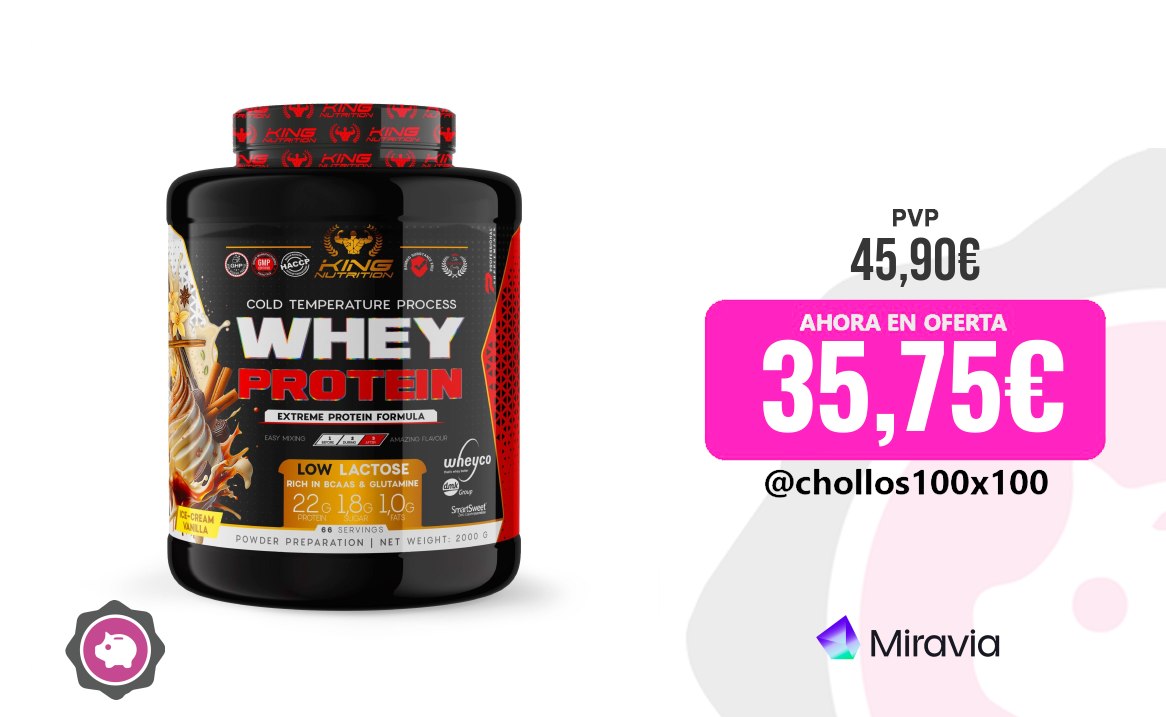 King Whey Whey Protein 2Kg King Nutrition Proteina Concentrada* Whey Prote