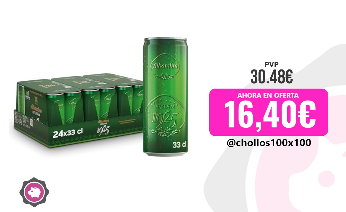 Alhambra Reserva Alhambra Reserva 1925, Pack 24 Latas X 33Cl, Cerveza Ex