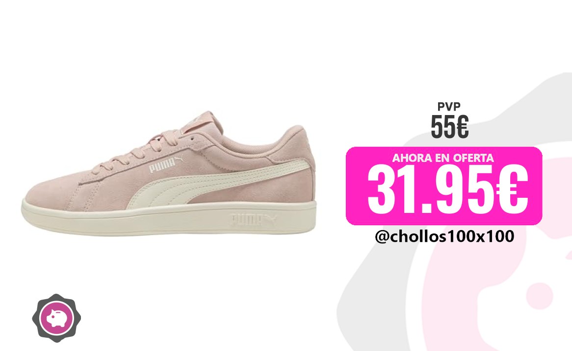 Puma Smash Puma Zapatillas Smash 3.0 42, Rose Quartz Warm White Pink