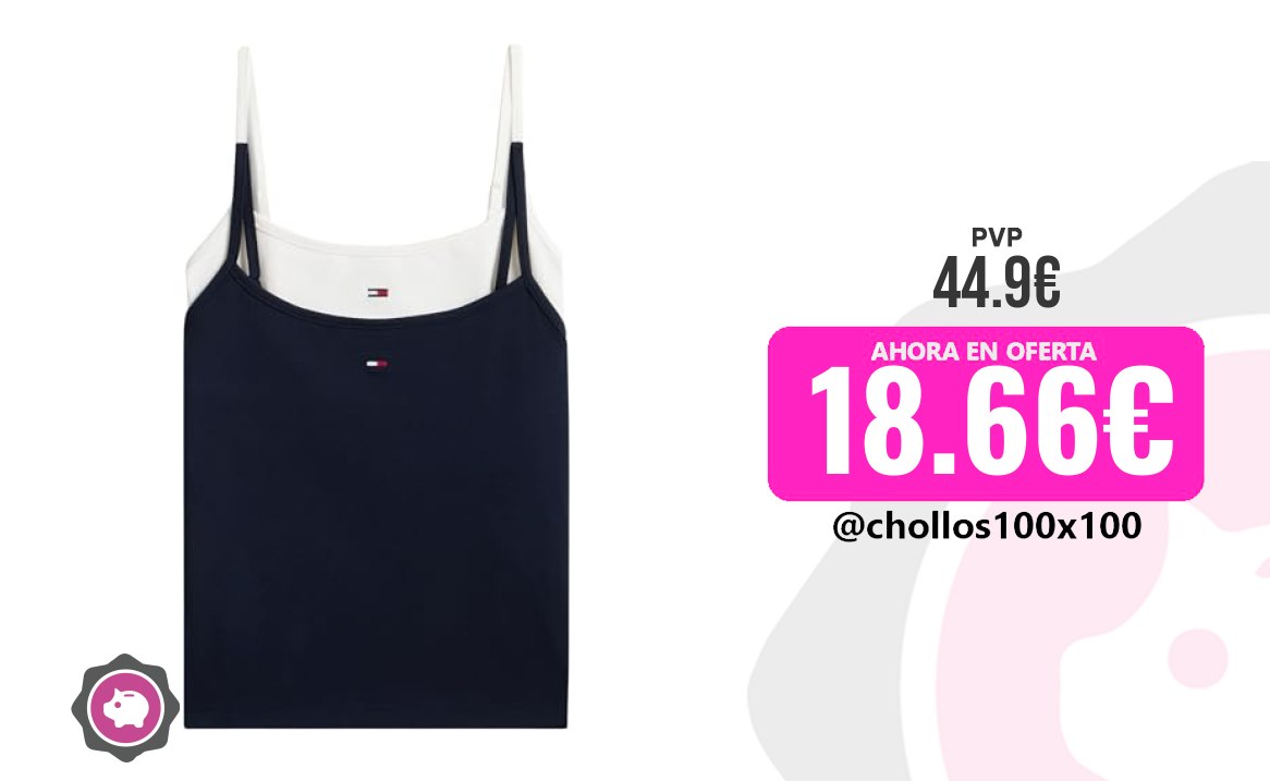 Tommy Jeans Tommy Jeans Tjw Essential Strap Top Dw0Dw18148 - Camiseta Si