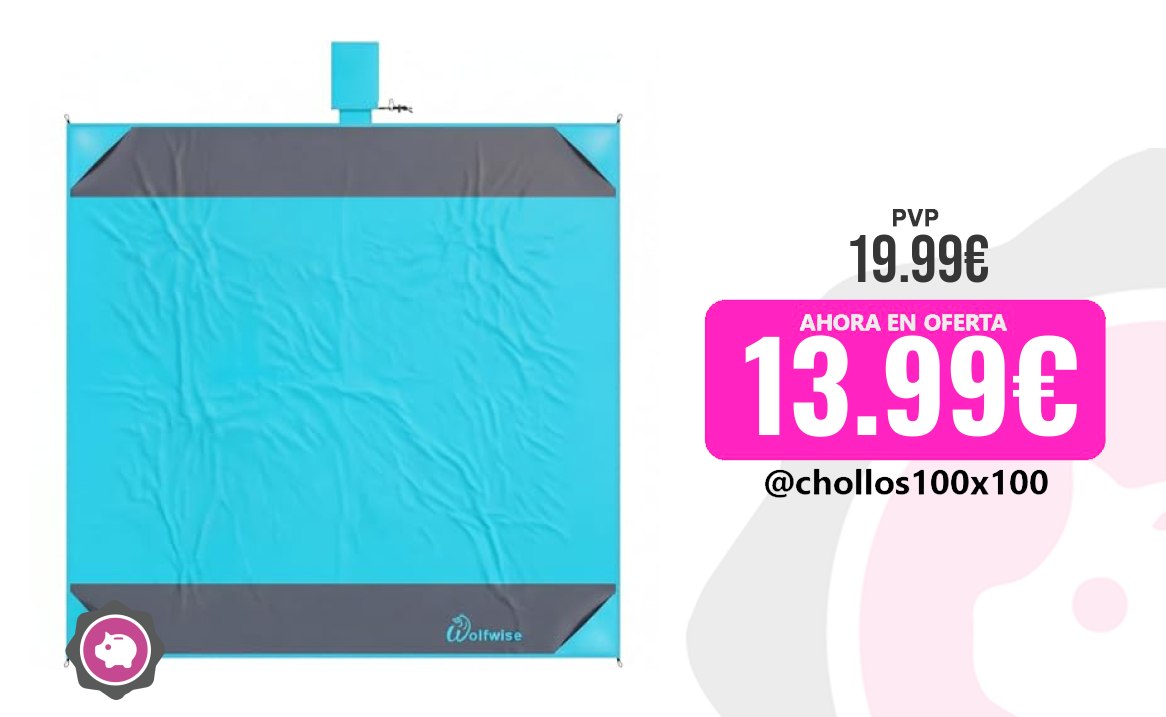 Manta Playa *Wolfwise Manta Playa Grande, Beach Blanket Ultraligera Im