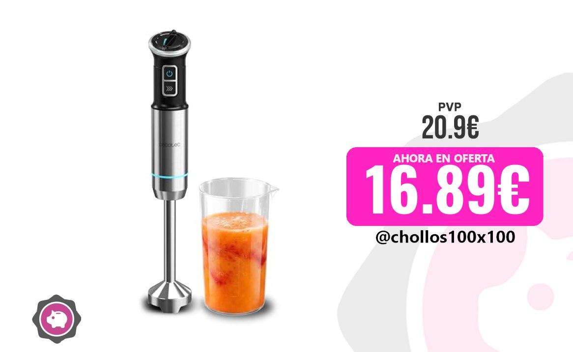 Batidora Neutron Cecotec Batidora De Mano Power Neutron 1100Max Ultra