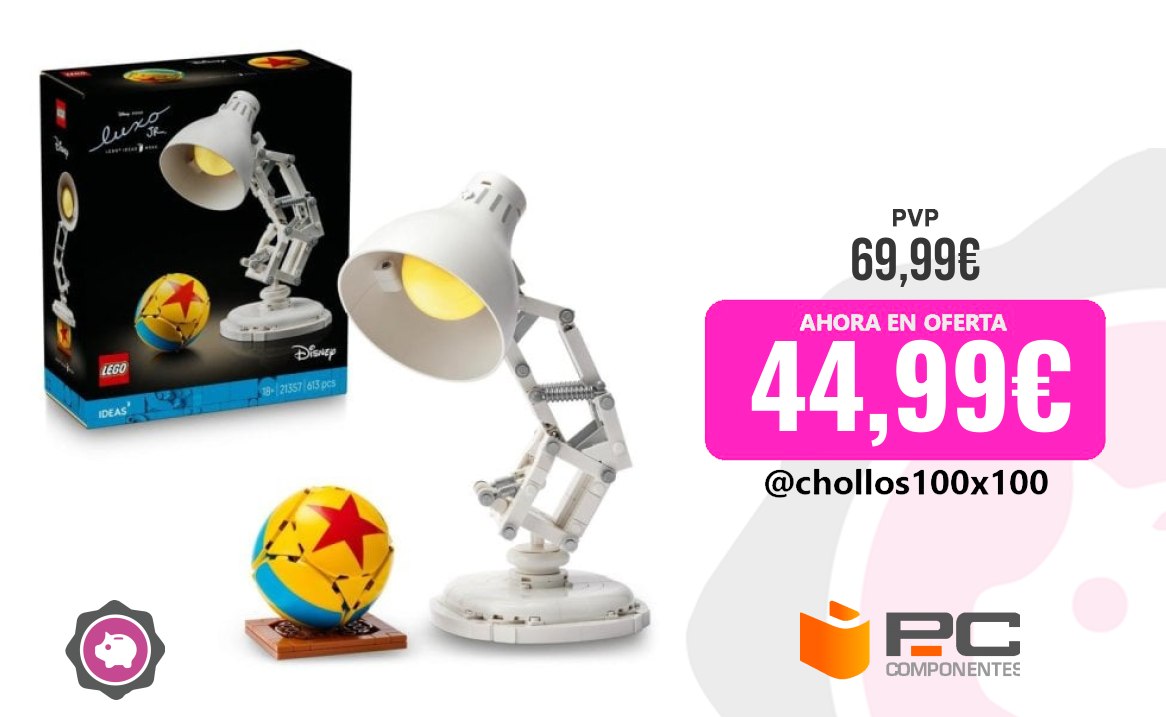 Luxo Jr. Lego Ideas Disney Pixar Luxo Jr. 21357 613 Piezas Descubre El