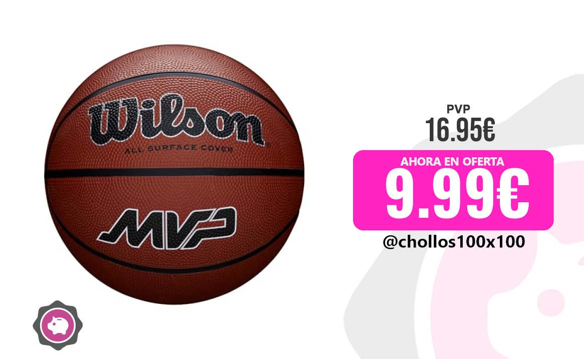 Balón Baloncesto Wilson Balón De Baloncesto Mvp, Hecho De Goma Dur
