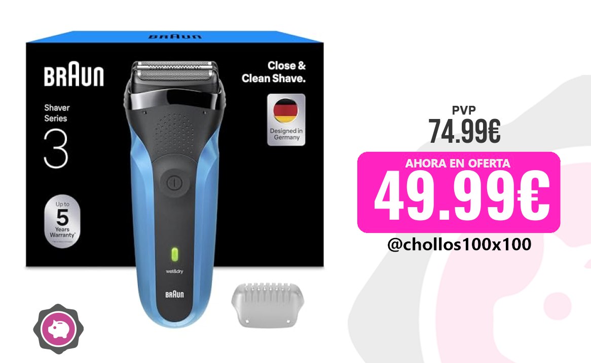 Braun Afeitadora Para El Cuidado Personal Braun Series 3 Afeitadora