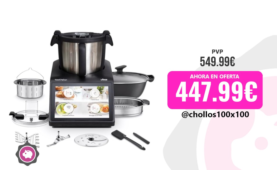 Totalchef Inteligente Ufesa Totalchef Rk10 Robot Cocina Multifunción