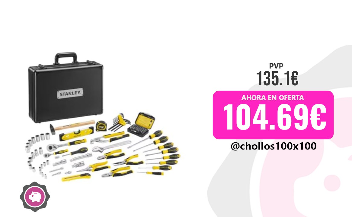 Maletín Stanley Del Hogar Stanley, Maletín De Mantenimiento Con 119