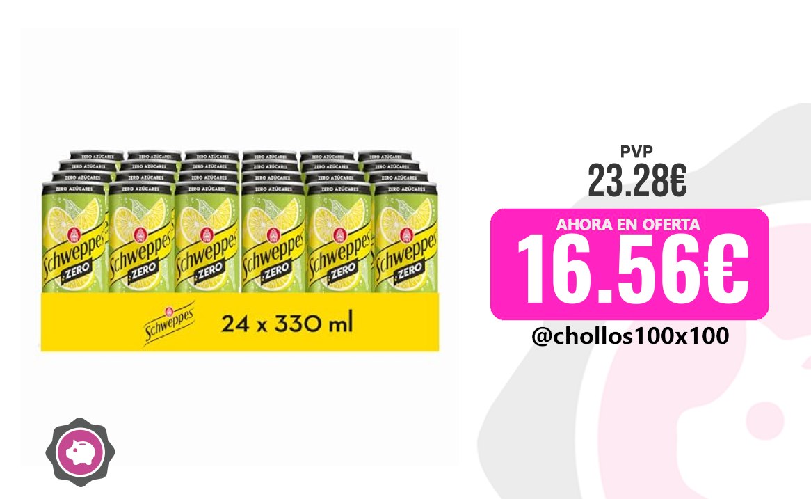 Schweppes Limón Schweppes Limón Zero, Refresco Sin Azúcar Ni C