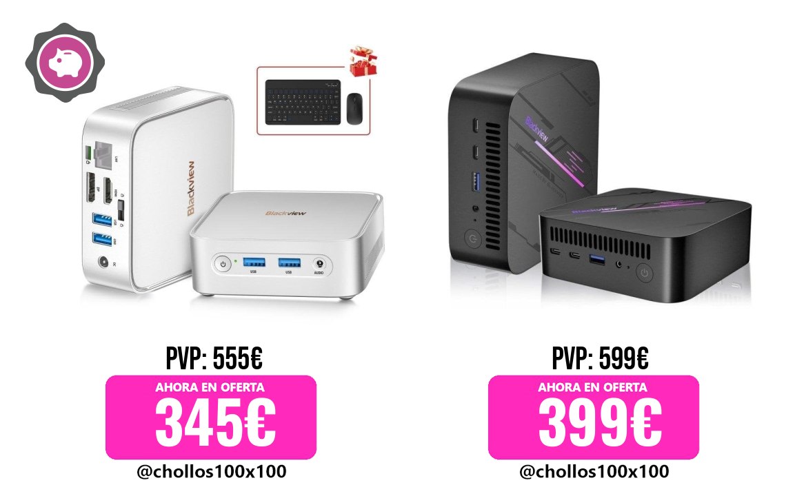 Chollazos Minipcs Blackview Mp50 Mini PC AMD Ryzen 5 3500U 16Gb Ddr4 SSD 512Gb Win