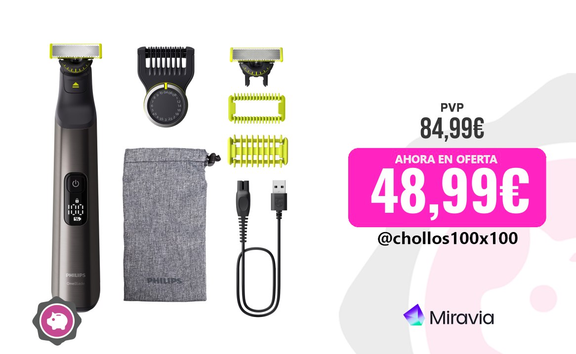 Philips Oneblade Philips Oneblade Pro Afeitadora De Barba Y Corporal,1X Cuchi