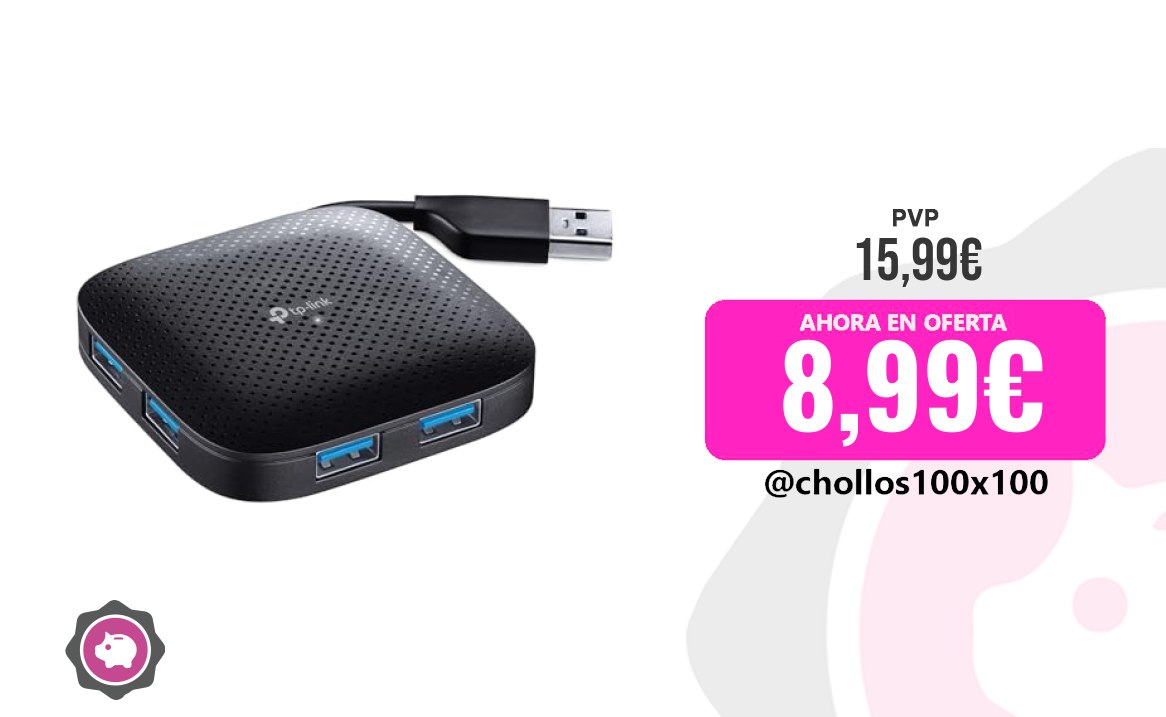 Tp-Link Uh400 Personal Tp-Link Uh400 - Hub USB 3.0, Hub De 4 Puerto