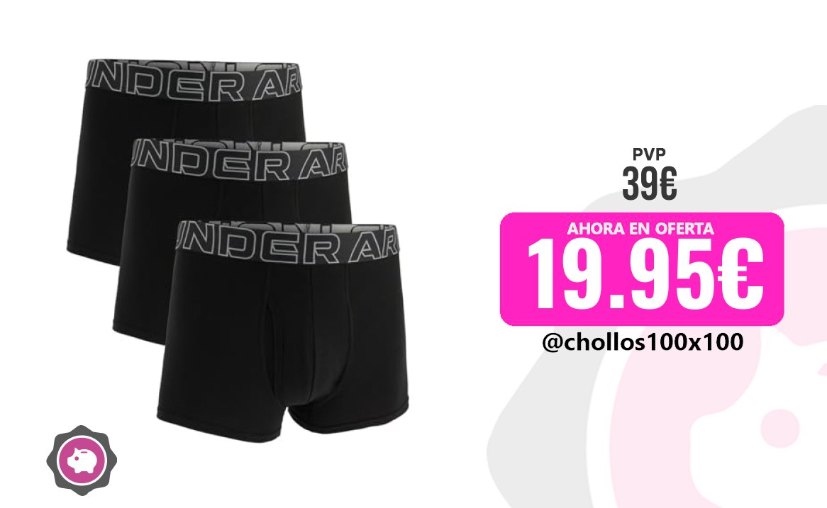 Bóxers Underarmour Under Armour Pack De 3 Bóxers De Algodón Performan