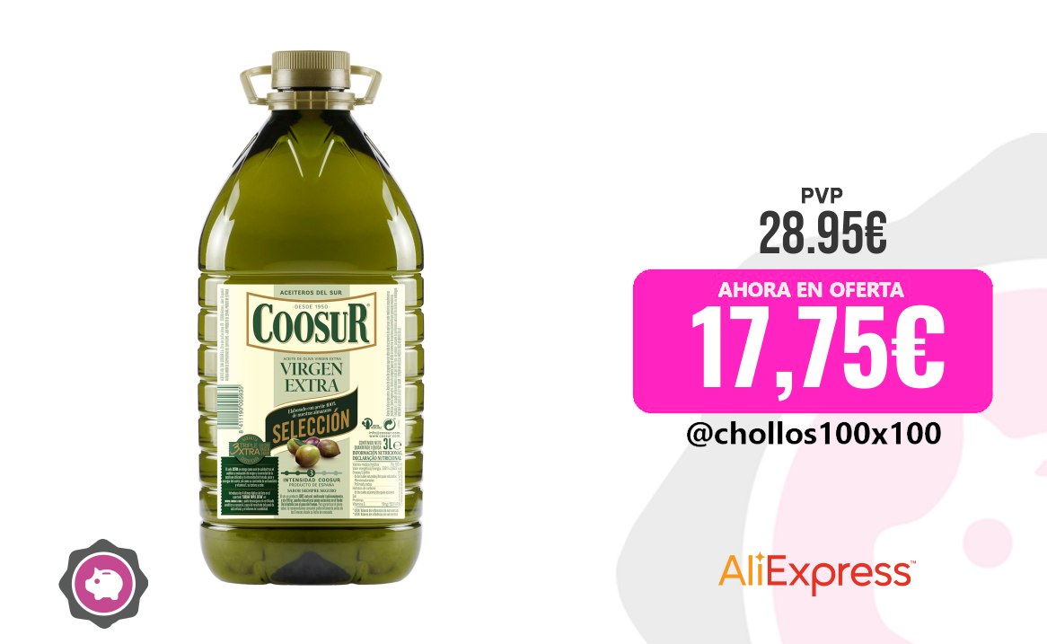 Aceite Virgen Aceite De Oliva Virgen Extra Garrafa 3L Selección Coosur
