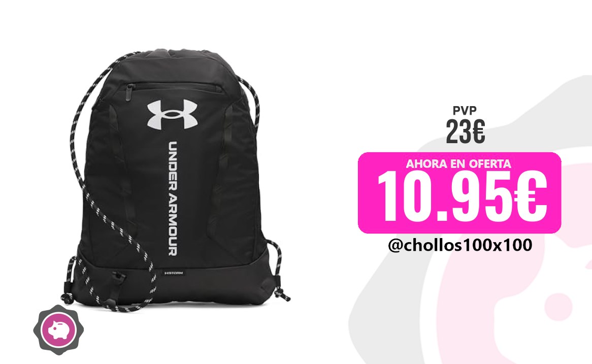 Mochila Deportiva Under Armour Unisex Hustle Sackpack, Mochila Depor