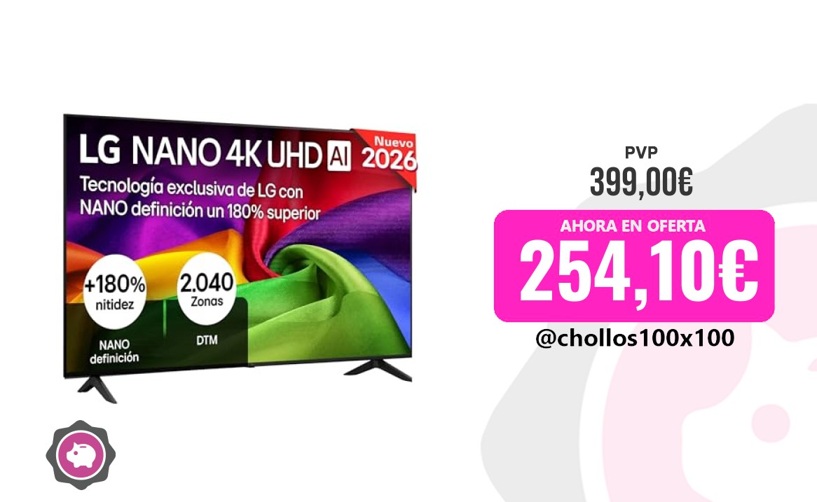 LG TV En El Hogar LG 43Nu800B6Lc - TV 43", Nano 4K UHD Ai, Sm