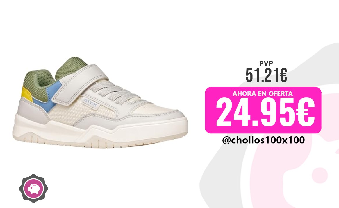 Geox Perth Geox J Perth Boy E Sneaker, Lt Grey/Green, 39 Eu Zapat