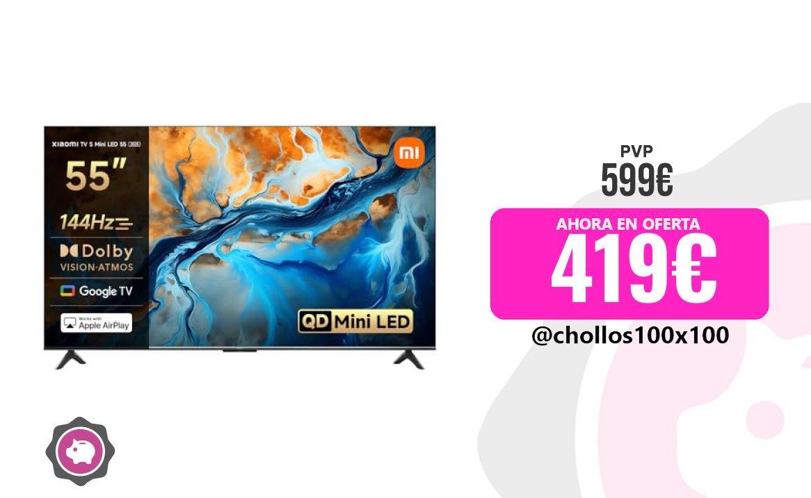 Xiaomi Mini En El Hogar Xiaomi TV S Mini 55", Diseño Sin Bor