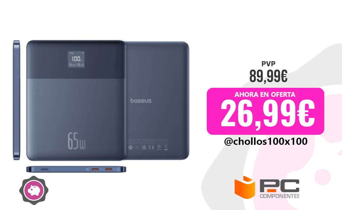 Baseus Blade2 Baseus Blade2 Powerbank Cargador Para Portátil 65W USB-C 1
