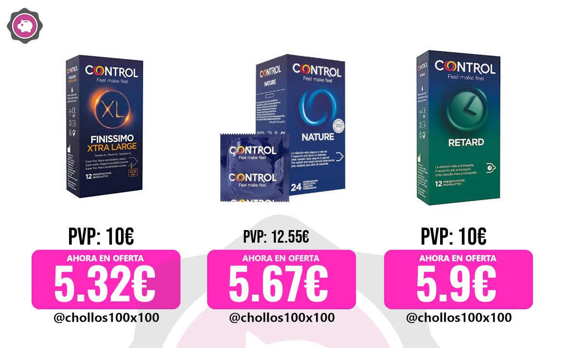 Chollazos Control Control Preservativos Xl - 12 Unidades