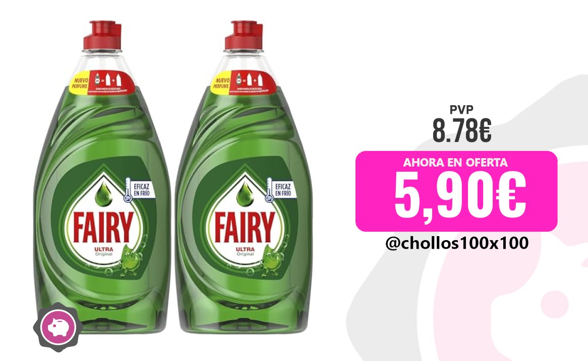 Fairy Lavavajillas Fairy Ultra Lavavajillas A Mano, Óptimo Poder A