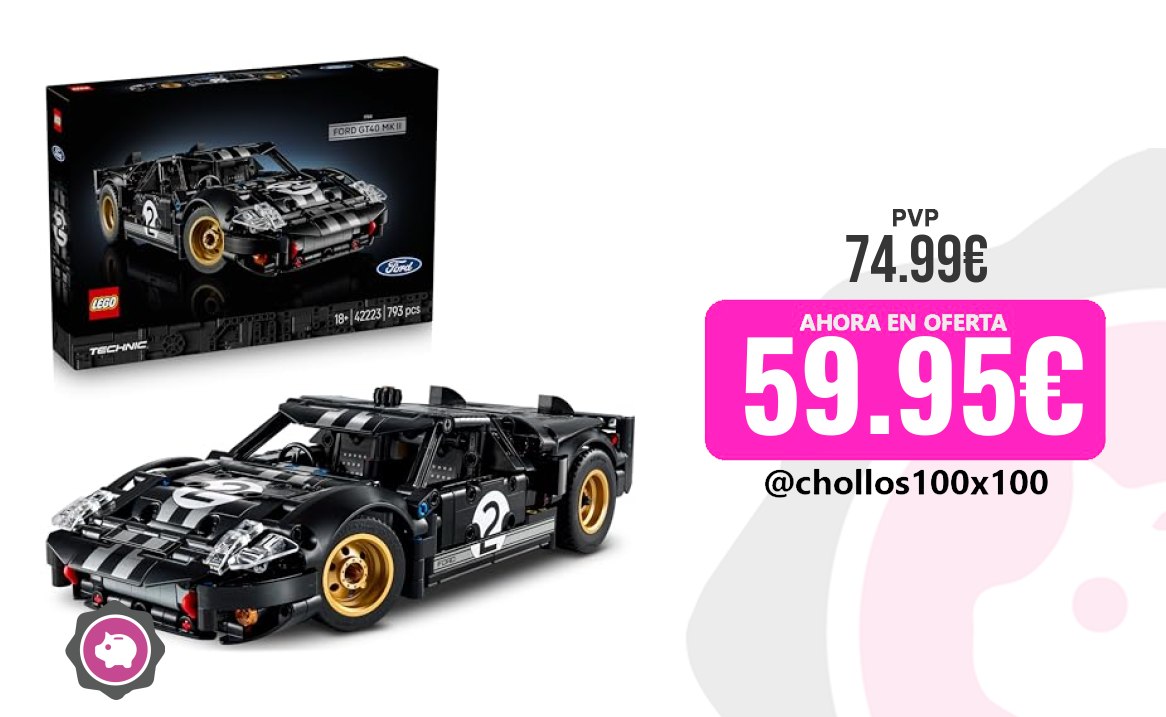 Ford Gt40 Lego Technic Coche De Carreras Ford Gt40 Mkii De 1966 - Maq