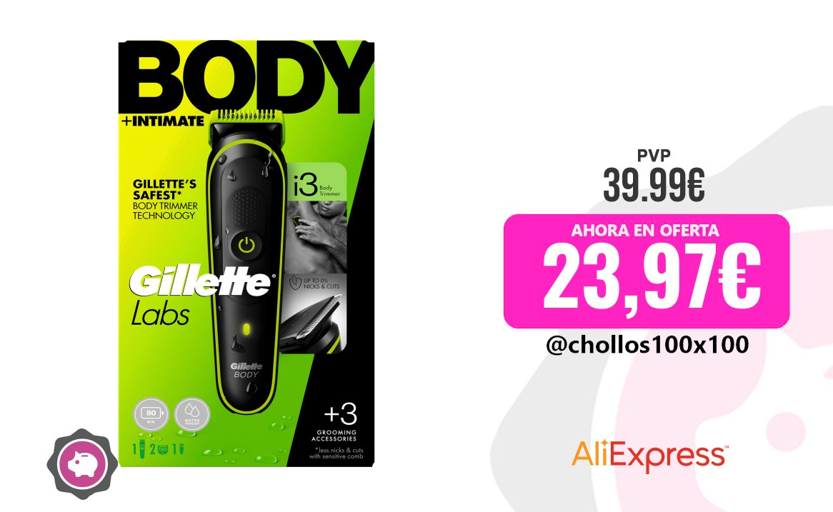 Gillettelabs I3 Gillettelabs I3 Body + Intimate Recortadora Corporal Para