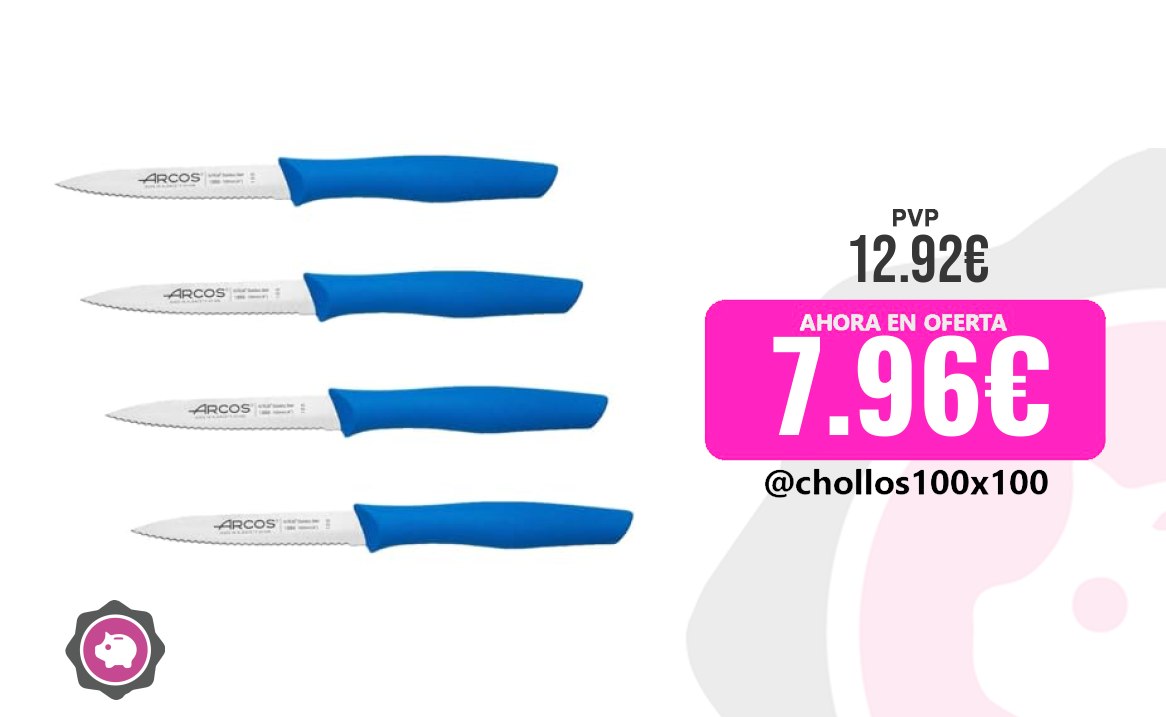 Cuchillo Mondador Arcos Serie Nova - Cuchillo Mondador - Hoja Serrada De