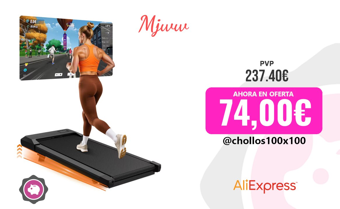 Caminadora Plegable Caminadora Plegable Mjww Con Inclinación Del 6%, Veloci