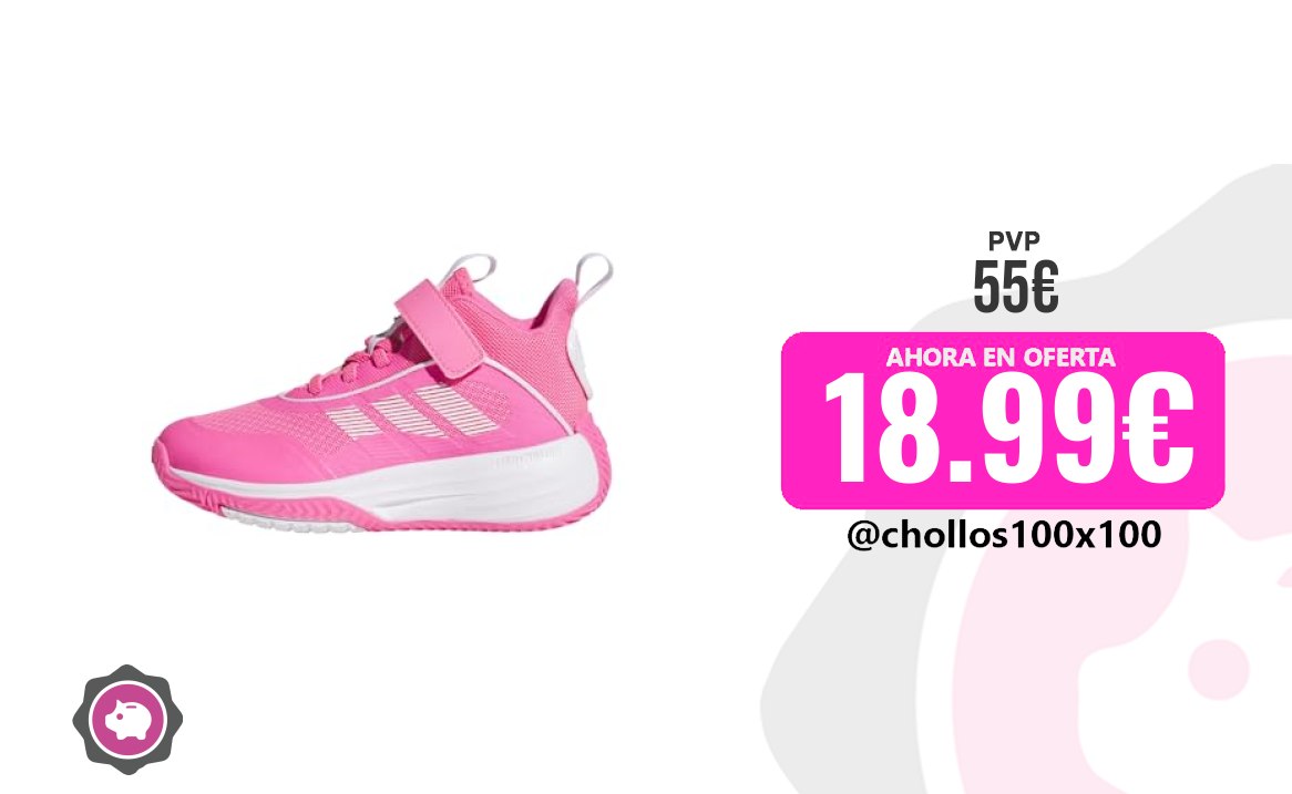 Adidas Niños Adidas Unisex Niños Ownthegame 3.0 Shoes, Lucid Pink/F
