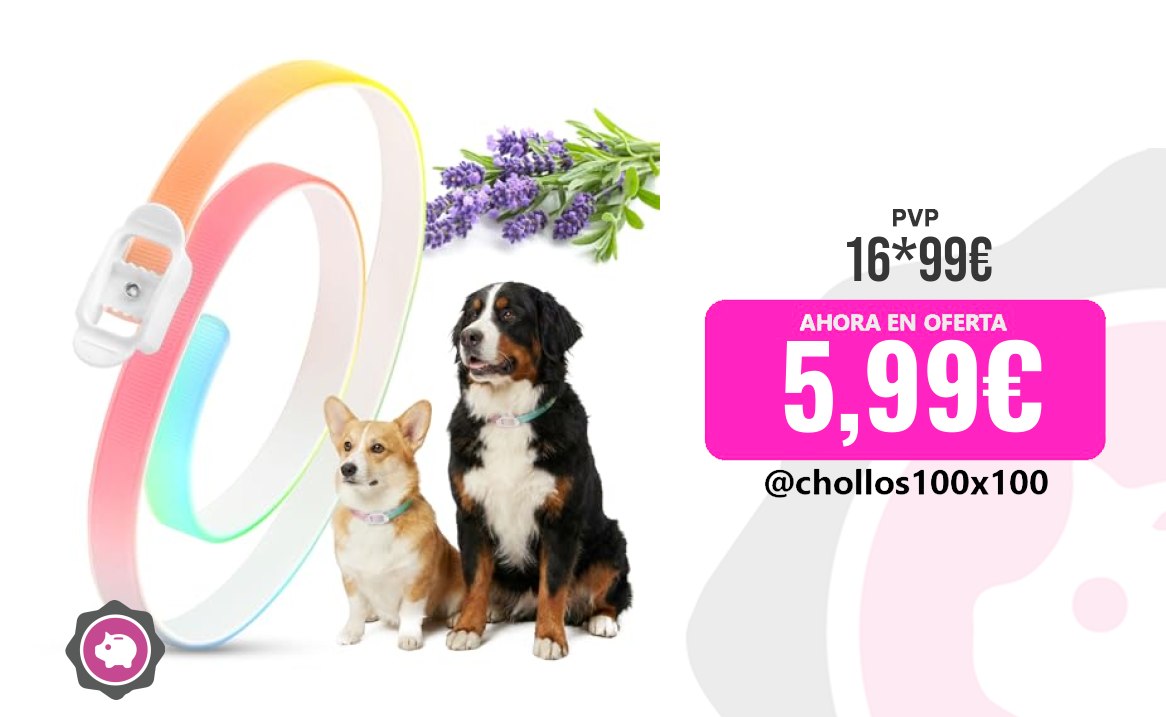 CUPONAZO para animales Collar antipulgas y garrapatas para Perros – 69 cm
