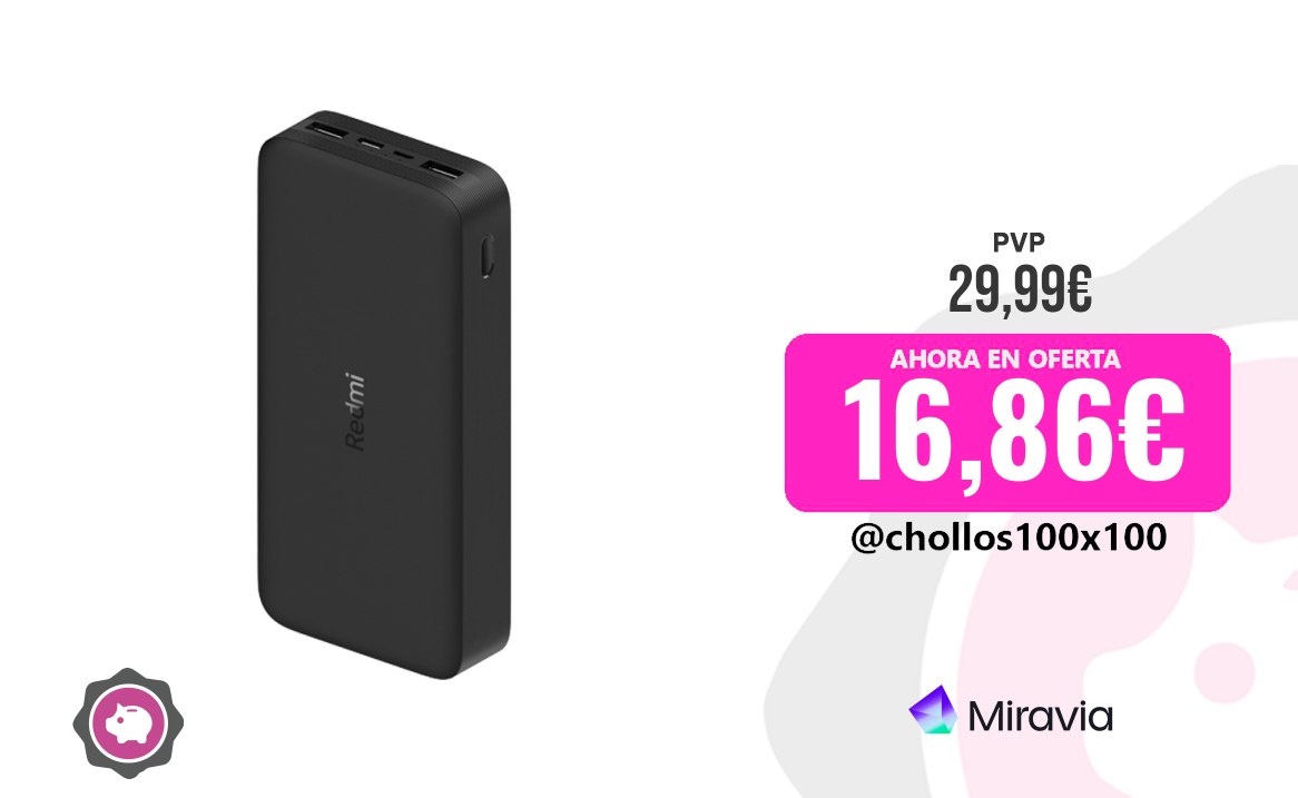 Redmi Powerbank Official 20000 Mah Redmi Fast Charge Power Bank ¡Oferta